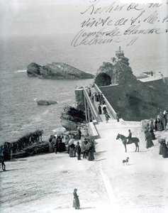 La reina Victoria en la costa francesa de French Photographer